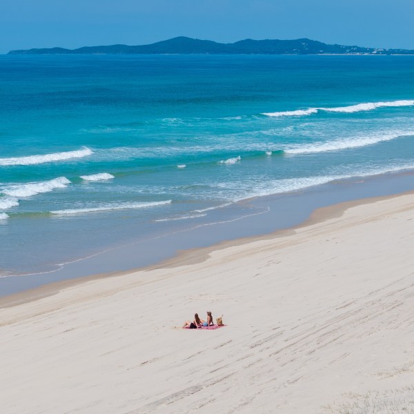 a sandy beach next to the ocean